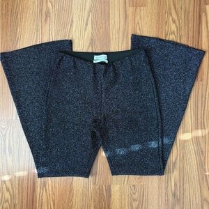 Urban Outfitters Sparkly Black Flare Pants